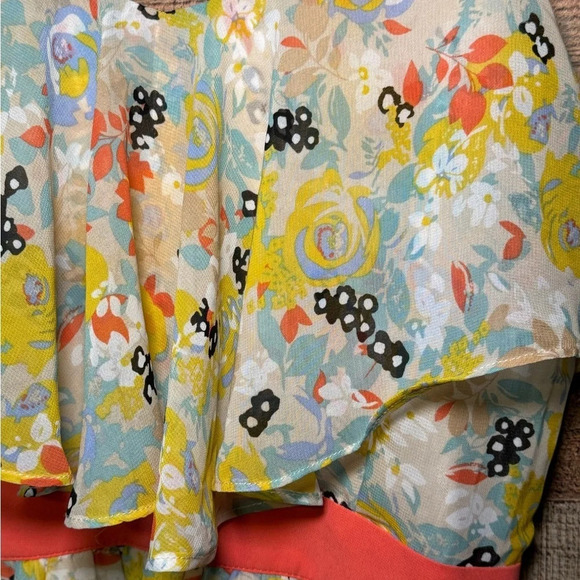 🌻UNDER SKIES Spaghetti Strap Floral Dress Women’s size Small Summer Feminine - Picture 6 of 12